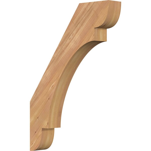 Ekena Millwork 3 1/2"W x 20"D x 28"H Olympic Smooth Knee Brace, Western Red Cedar BRC04X20X28OLY00SWR - main